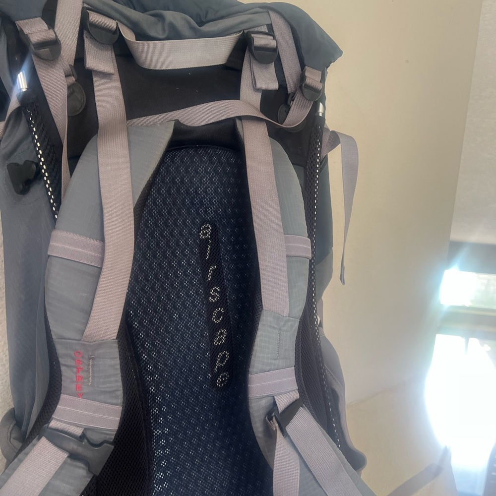 Osprey Aether Plus 70 Backpacking Mens large Hiking Bag Backpack - Picture 9 of 13